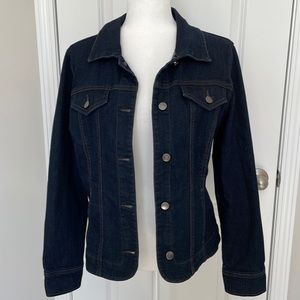 Jean Jacket in Dark Navy Denim